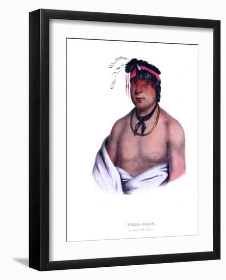 Weshcubb ('The Sweet'), a Chippeway chief-Charles Bird King-Framed Giclee Print