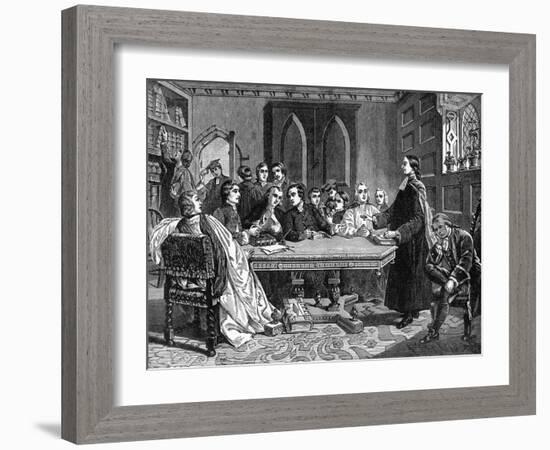 Wesley's 'Holy Club'-null-Framed Art Print