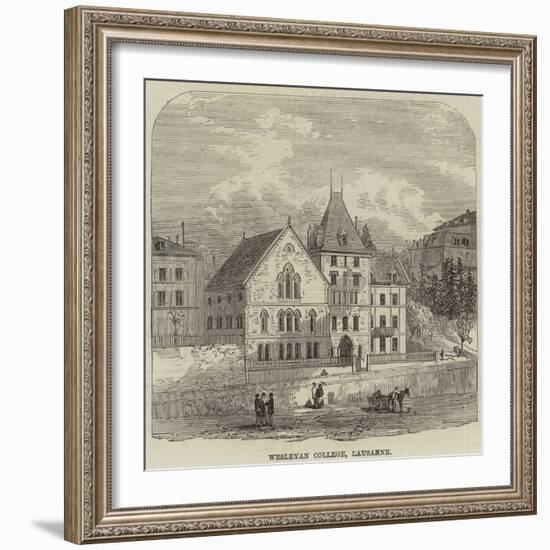 Wesleyan College, Lausanne-null-Framed Giclee Print