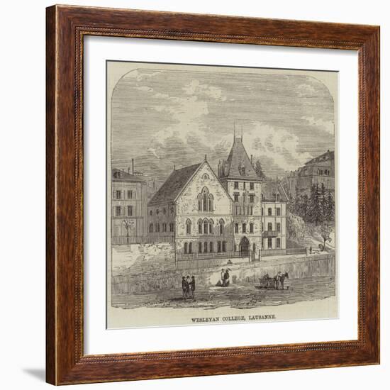 Wesleyan College, Lausanne-null-Framed Giclee Print