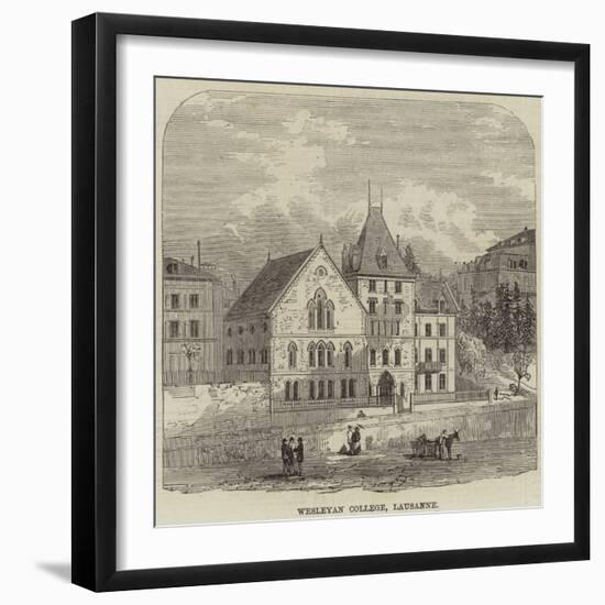 Wesleyan College, Lausanne-null-Framed Giclee Print