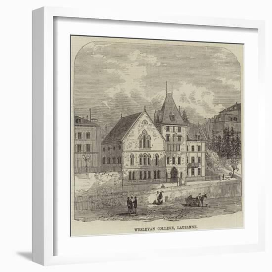 Wesleyan College, Lausanne-null-Framed Giclee Print