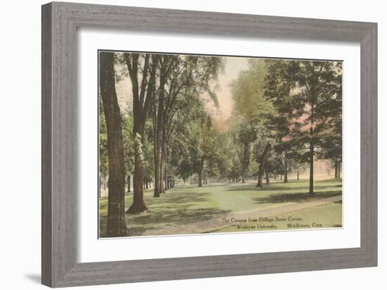 Wesleyan, Middletown, Connecticut-null-Framed Art Print