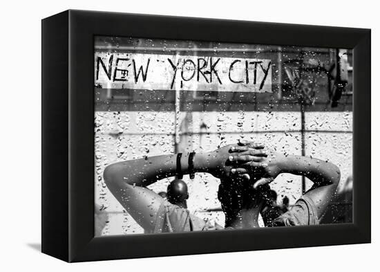 West 4th St Basketball Court NYC-null-Framed Stretched Canvas