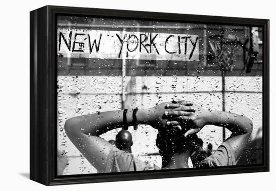 West 4th St Basketball Court NYC-null-Framed Stretched Canvas
