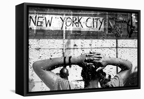 West 4th St Basketball Court NYC-null-Framed Stretched Canvas