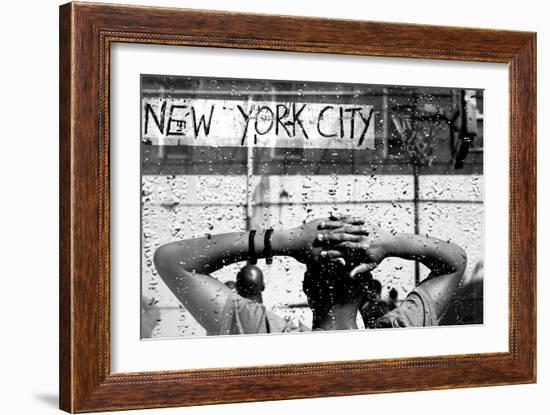 West 4th St Basketball Court NYC-null-Framed Photo