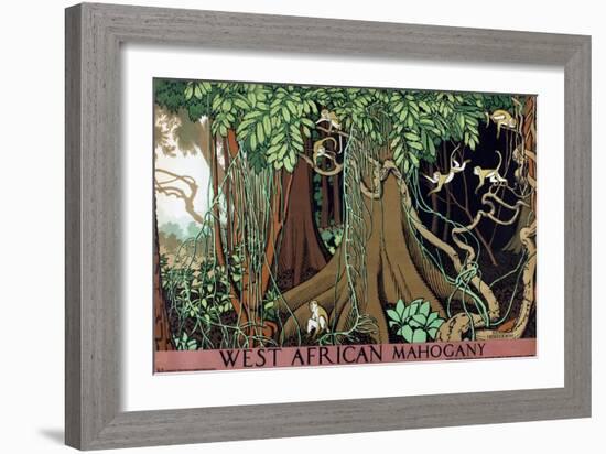 West African Mahogany-Keith Henderson-Framed Giclee Print