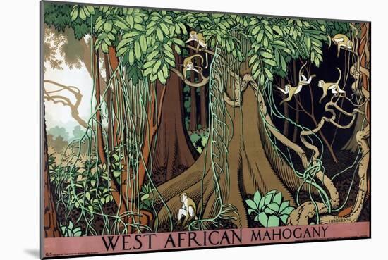 West African Mahogany-Keith Henderson-Mounted Giclee Print