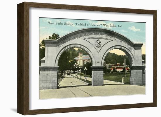 West Baden Springs-null-Framed Art Print