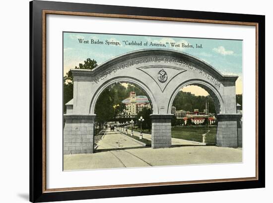 West Baden Springs-null-Framed Art Print