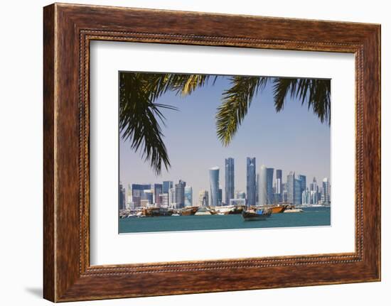 West Bay Skyline.-Jon Hicks-Framed Photographic Print