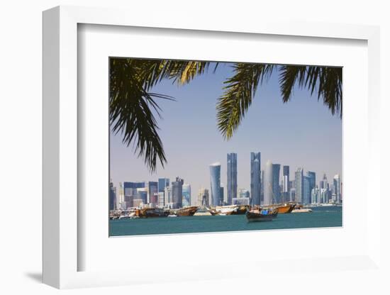 West Bay Skyline.-Jon Hicks-Framed Photographic Print