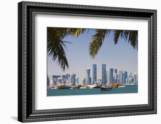 West Bay Skyline.-Jon Hicks-Framed Photographic Print