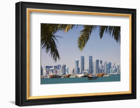 West Bay Skyline.-Jon Hicks-Framed Photographic Print