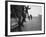 West Berlin Police Officers Jump from Truck as Two Others Come Running to Start Guard Duty-Paul Schutzer-Framed Photographic Print