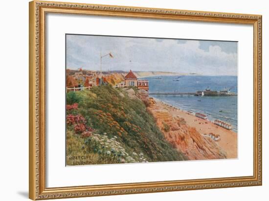 West Cliff, Bournemouth-Alfred Robert Quinton-Framed Giclee Print