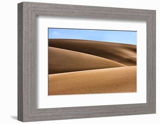 West Coast Namibia. Artistic Shot of Sand Dunes-Janet Muir-Framed Photographic Print