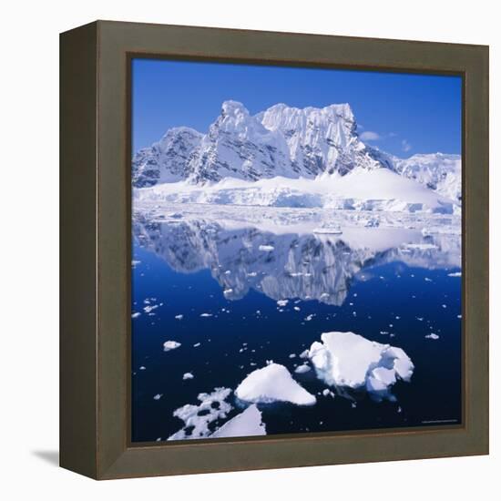 West Coast of Antarctic Peninsula, Antarctica-Geoff Renner-Framed Premier Image Canvas