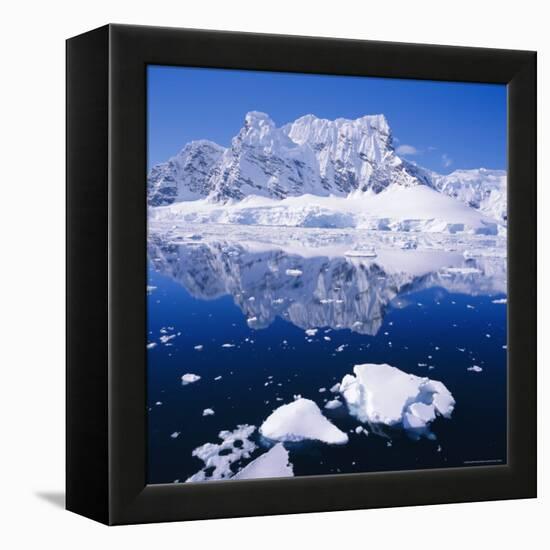 West Coast of Antarctic Peninsula, Antarctica-Geoff Renner-Framed Premier Image Canvas