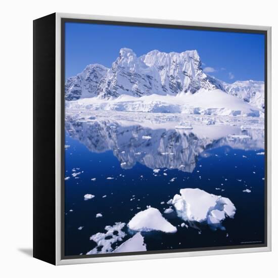 West Coast of Antarctic Peninsula, Antarctica-Geoff Renner-Framed Premier Image Canvas