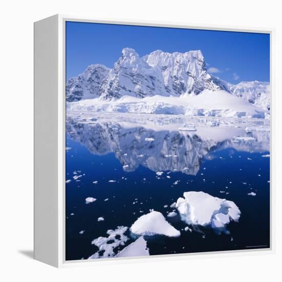 West Coast of Antarctic Peninsula, Antarctica-Geoff Renner-Framed Premier Image Canvas