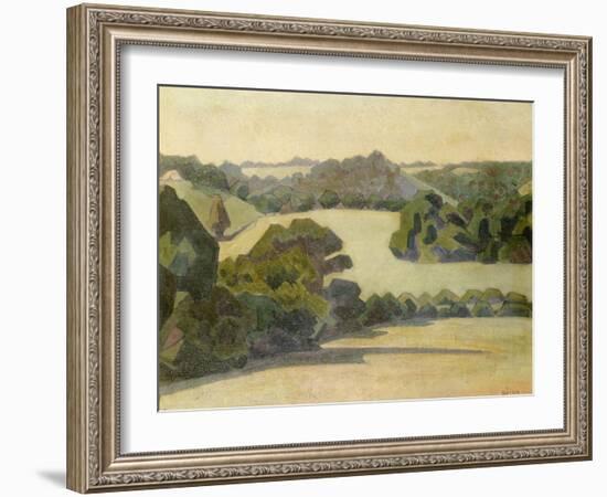 West Country Landscape-Robert Bevan-Framed Giclee Print