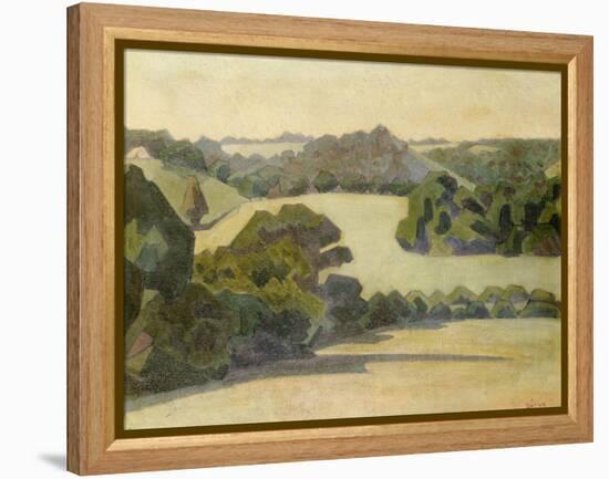 West Country Landscape-Robert Bevan-Framed Premier Image Canvas