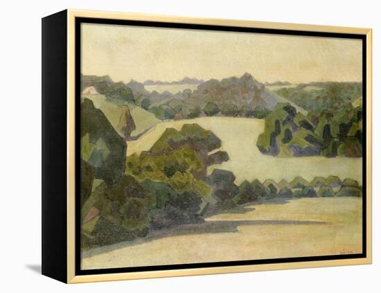West Country Landscape-Robert Bevan-Framed Premier Image Canvas
