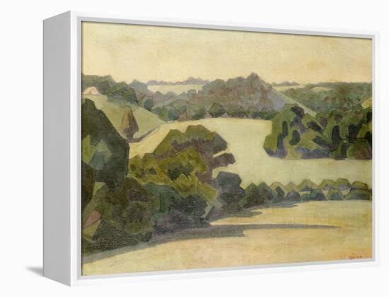 West Country Landscape-Robert Bevan-Framed Premier Image Canvas