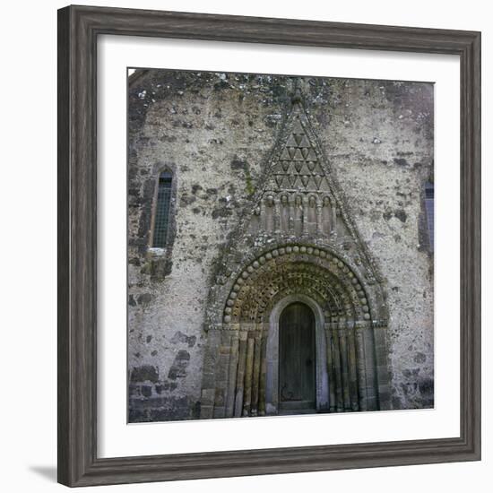 West doorway of Clonfert Cathedral, 12th century. Artist: Unknown-Unknown-Framed Photographic Print