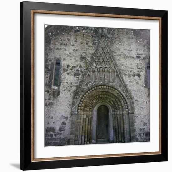 West doorway of Clonfert Cathedral, 12th century. Artist: Unknown-Unknown-Framed Photographic Print