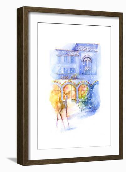 West Elm at Christmas, 2016-John Keeling-Framed Giclee Print