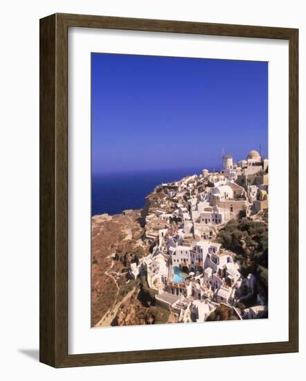 West End of Santorini, Greece-Walter Bibikow-Framed Photographic Print