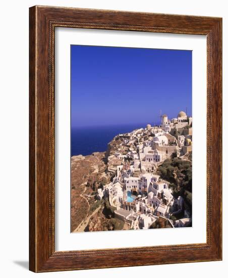 West End of Santorini, Greece-Walter Bibikow-Framed Photographic Print