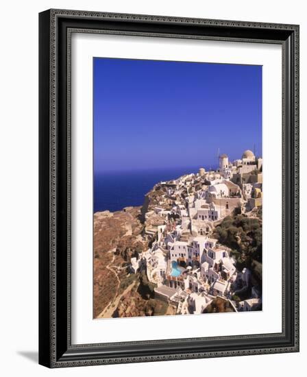 West End of Santorini, Greece-Walter Bibikow-Framed Photographic Print