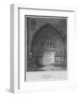 'West Entrance to Holyrood Chapel, Edinburgh', 1814-John Greig-Framed Giclee Print