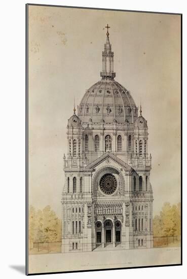 West Facade of the Church of St. Augustin, Paris, Built 1860-71-Victor Baltard-Mounted Giclee Print