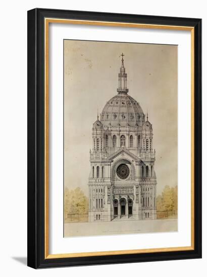 West Facade of the Church of St. Augustin, Paris, Built 1860-71-Victor Baltard-Framed Giclee Print