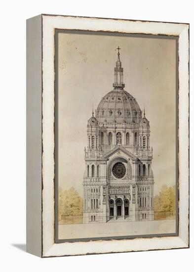 West Facade of the Church of St. Augustin, Paris, Built 1860-71-Victor Baltard-Framed Premier Image Canvas