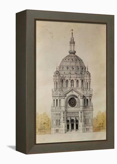 West Facade of the Church of St. Augustin, Paris, Built 1860-71-Victor Baltard-Framed Premier Image Canvas