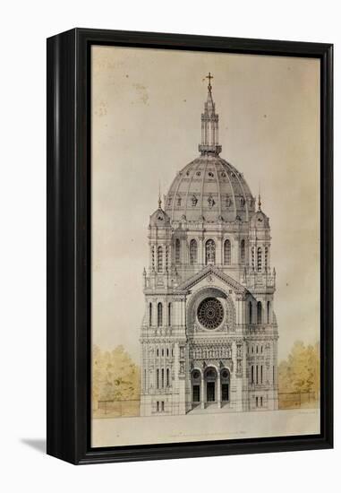West Facade of the Church of St. Augustin, Paris, Built 1860-71-Victor Baltard-Framed Premier Image Canvas