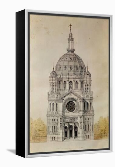 West Facade of the Church of St. Augustin, Paris, Built 1860-71-Victor Baltard-Framed Premier Image Canvas