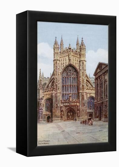 West Front, Bath Abbey-Alfred Robert Quinton-Framed Premier Image Canvas