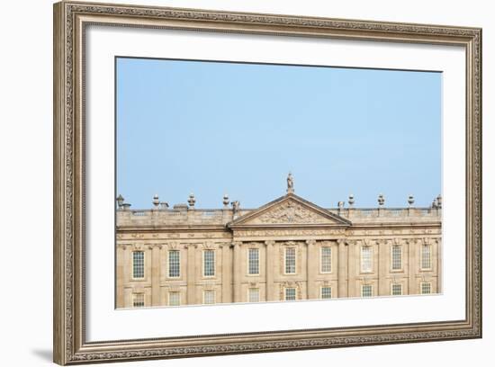 West Front, Chatsworth House, Derbyshire-null-Framed Photographic Print