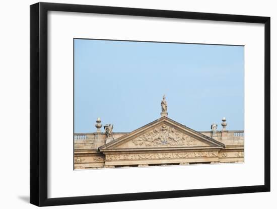 West Front, Chatsworth House, Derbyshire-null-Framed Photographic Print