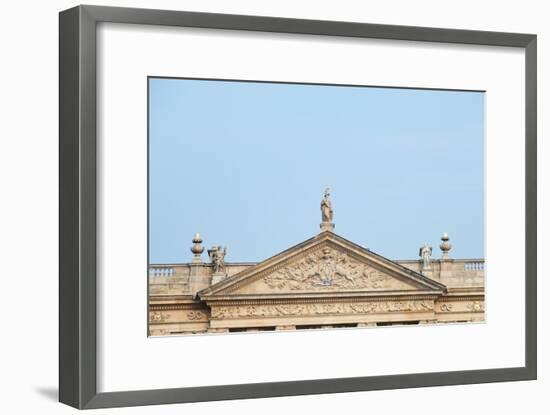 West Front, Chatsworth House, Derbyshire-null-Framed Photographic Print