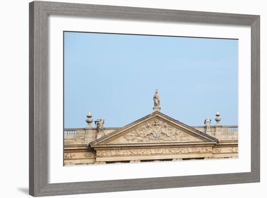 West Front, Chatsworth House, Derbyshire-null-Framed Photographic Print