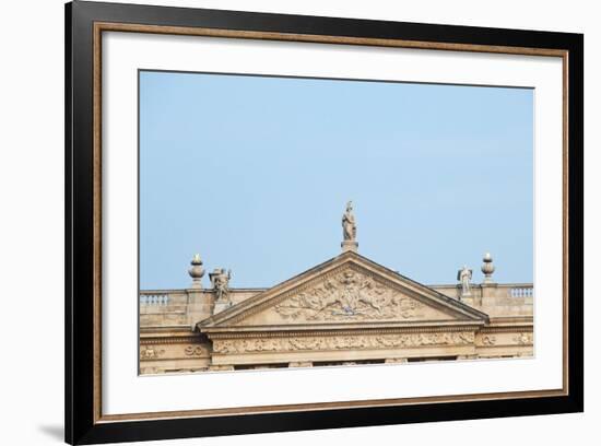 West Front, Chatsworth House, Derbyshire--Framed Photographic Print