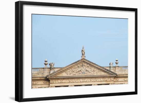 West Front, Chatsworth House, Derbyshire--Framed Photographic Print